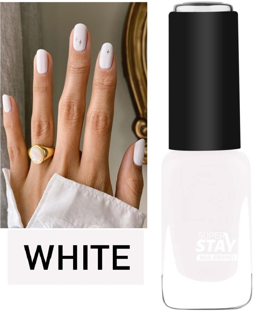 White Nail Polish Nail Decor Nail UV Gel French Line Manicure Semi  Permanent | eBay
